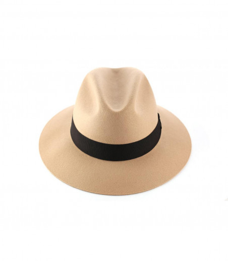 Chapeau feutre Doria beige